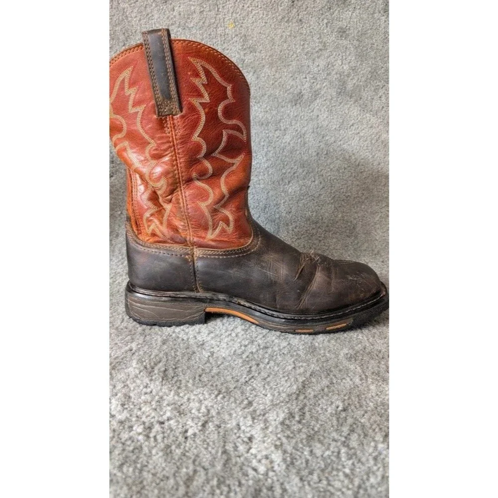 Ariat Men's WORKHOG Wide Square Steel Toe Work Boot Size 10EE F2413-18